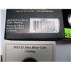 Image 2 : 2013 $3 FINE SILVER (99.9%) 'FISHING' COIN - TAX EXEMPT