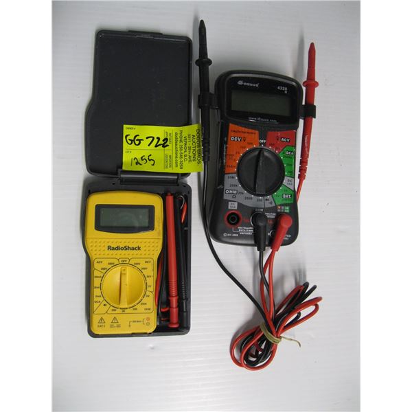 2 ELECTRICAL TESTERS 2 electrical testers