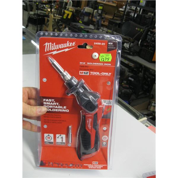 MILWAUKEE M12 TOOL ONLY SOLDERING IRON