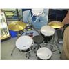 Image 1 : DRUM SET, NEEDS SOME PARTS FIXED BUT MOSTLY THERE