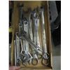Image 2 : BOX OF ASST. WRENCHES, CRESCENT WRENCHES, ETC.