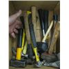 Image 2 : BOX OF MISC. HAMMERS, ETC.