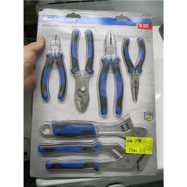 PLIER & WRENCH SET