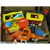 Image 2 : VINTAGE FISHER PRICE CIRCUS TRAIN, SEARCH & RESCUE HELICOPTER & PARACHUTE