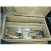 Image 2 : WOOD CASED TOOLBOX W/COLLECTION OF ASIAN BLOCK PLANES