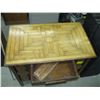 Image 2 : ANTIQUE WOODEN DESK W/BOOKSHELF ENDS
