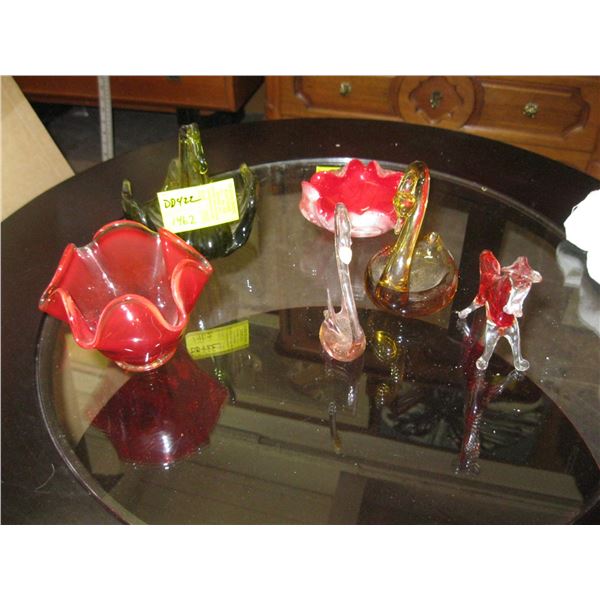 ASST. ART GLASS ITEMS