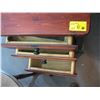 Image 2 : MATCHING PAIR OF 3 DRAWER NIGHTSTANDS