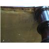 Image 2 : FLUTED LEG UPHOLSTERED WOOD FRAME ARMCHAIR
