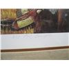 Image 3 : FRAMED HUNTING PICTURE, ARTIST PROOF, SIGNED BY BOB THOMPKINS, "GOING HOME"