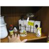 Image 2 : WHITE DECANTER SET, ANIMAL FIGURINES, EGG HOLDERS, UTENSIL HOLDER, ETC.