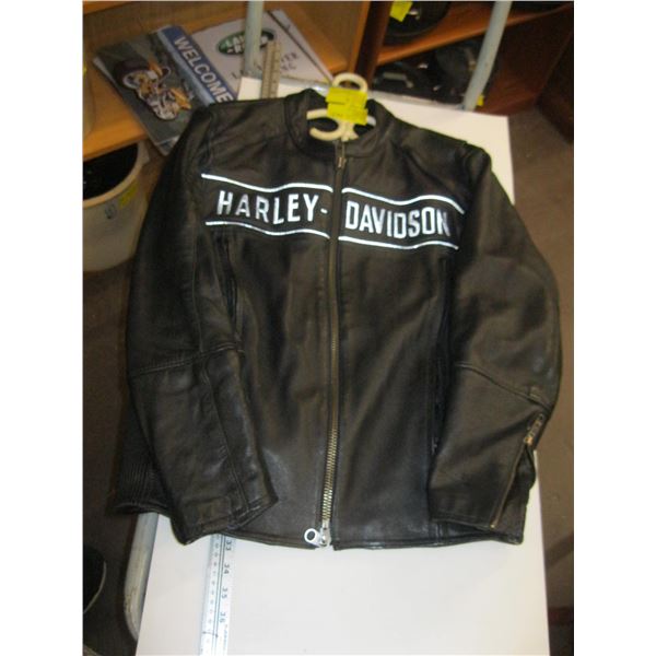 HARLEY DAVIDSON LEATHER JACKET, SZ. M