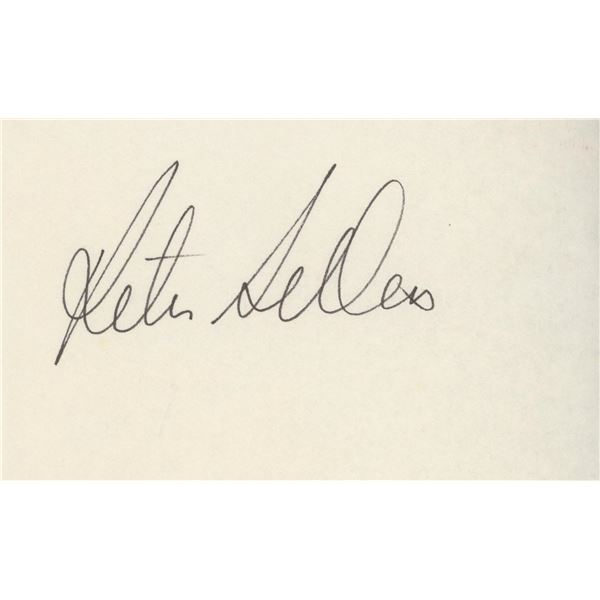 Peter Sellers signature cut