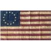 Image 1 : Vintage Style Tea Stained Betsy Ross Flag