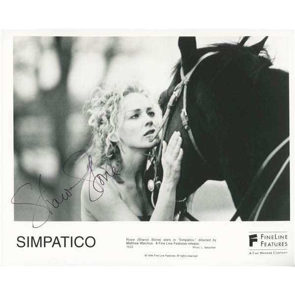 Sharon Stone signed photo