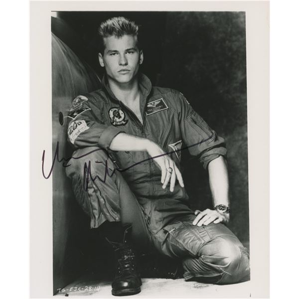 Val Kilmer signed "Top Gun" movie photo