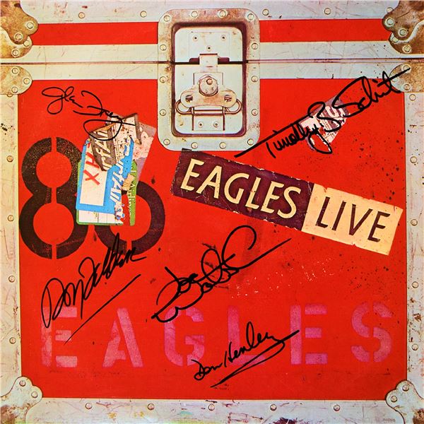 Eagles Live signed album