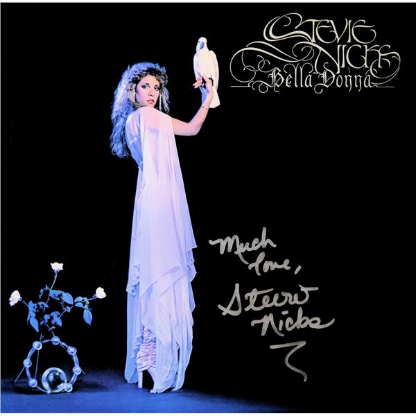Stevie Nicks signed Bella Donna album