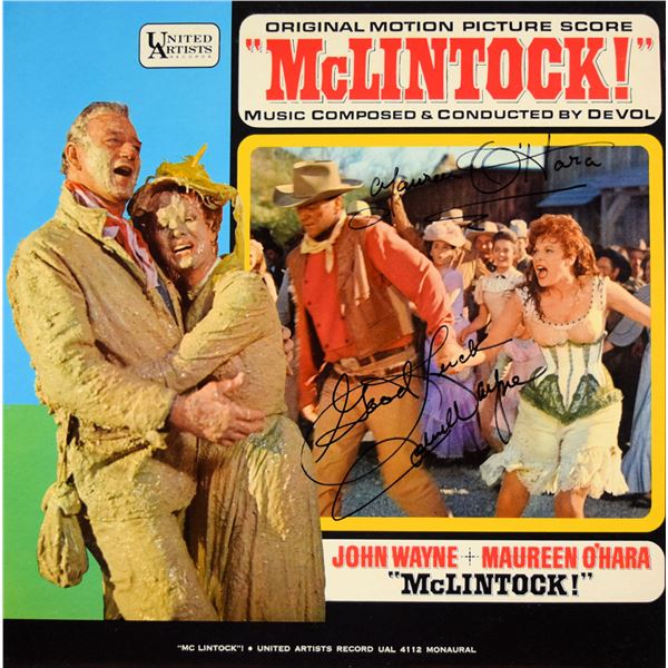 McLintock! signed soundtrack album