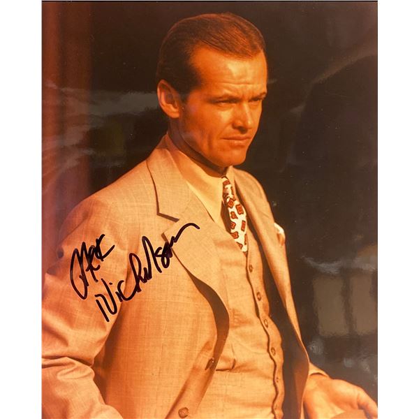 Jack Nicholson signed "Chinatown" movie photo