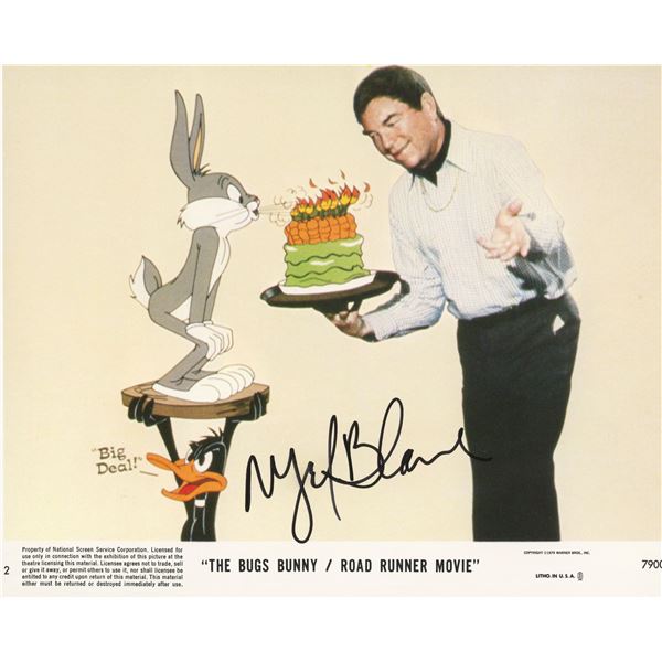 Mel Blanc signed photo