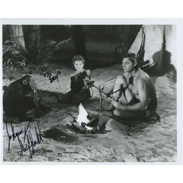 Johnny Sheffield signed "Tarzan film series" photo