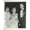 Image 1 : George Reeves, Joan Crawford and Sonja Henie autographed photo