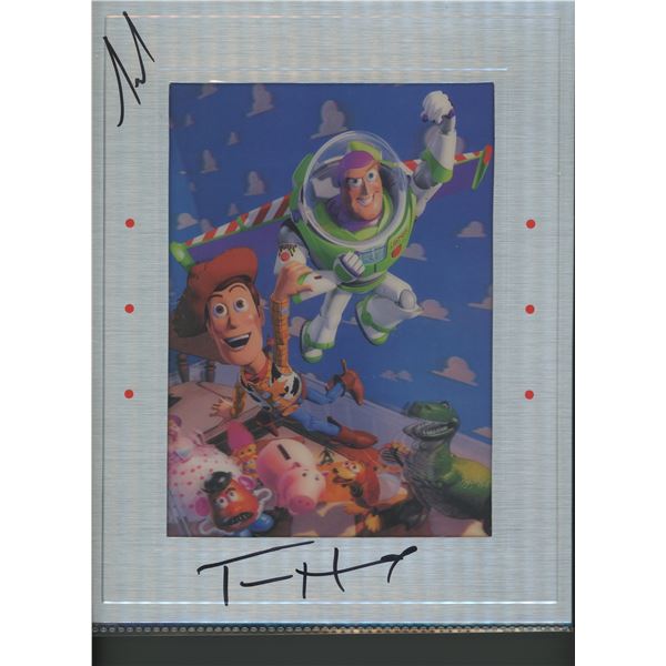 Toy Story signed lenticular movie photo