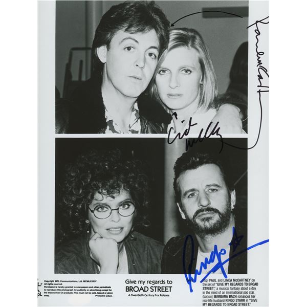 Give My Regards To Broad Street signed  photo