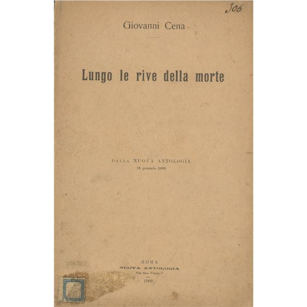 Giovanni Cena signed book