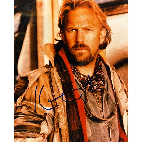 Kevin Costner signed  The Postman  photo