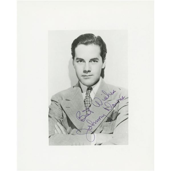 Johnny Downs signed photo