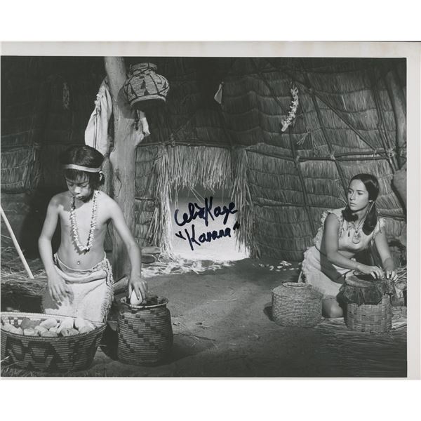 Island of the Blue Dolphins Celia Kaye signed movie photo