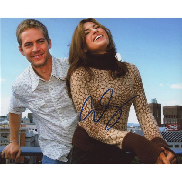 Eva Mendes signed "2 Fast 2 Furious" movie photo
