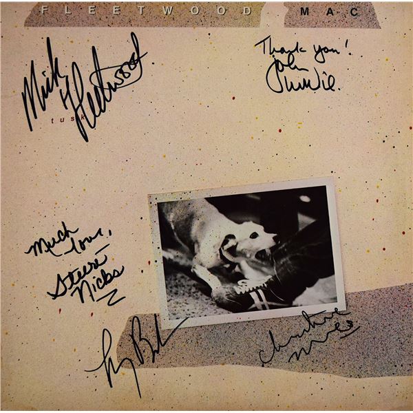 Fleetwood Mac signed Tusk album