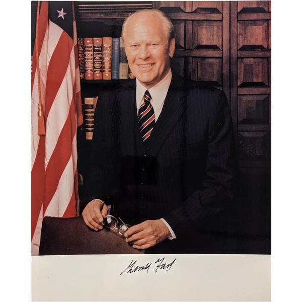 Gerald Ford signed photo