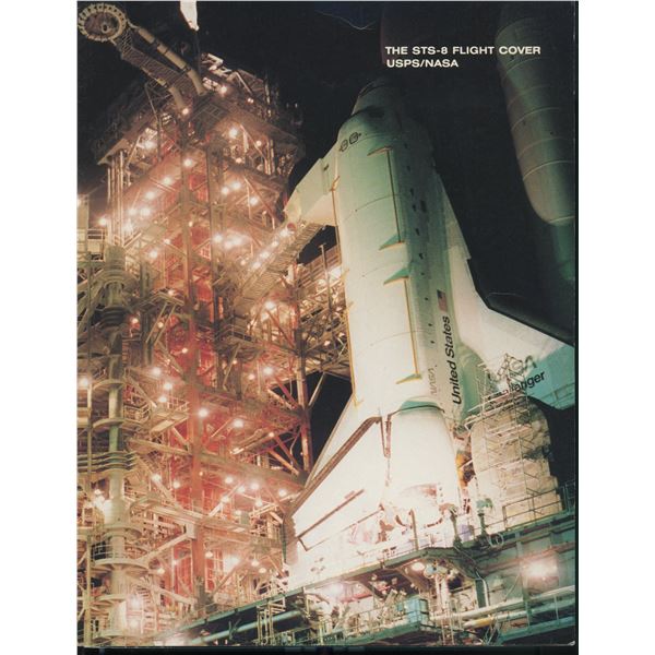 USPS/NASA ST-8 (Challenger) Walt Cunningham signed Flight Cover.