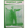 Image 1 : Chantilly Lace Sheet Music signed by Big Bopper