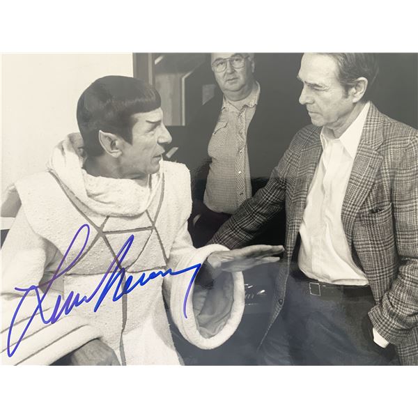 Star Trek Leonard Nimoy signed photo