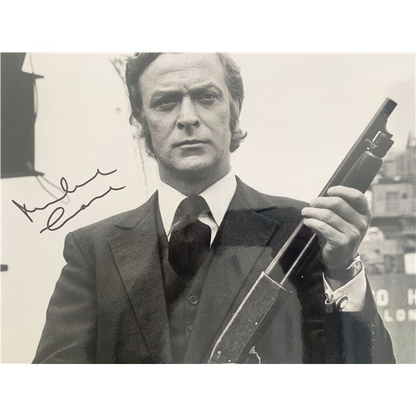 Get Carter Michael Caine signed movie photo