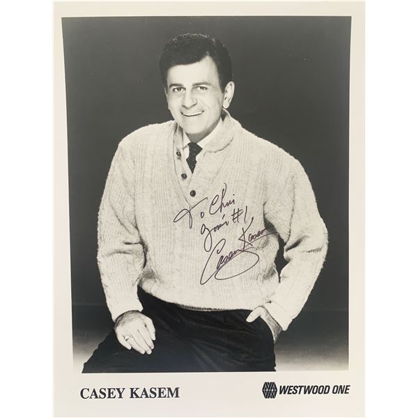 Casey Kasem signed photo