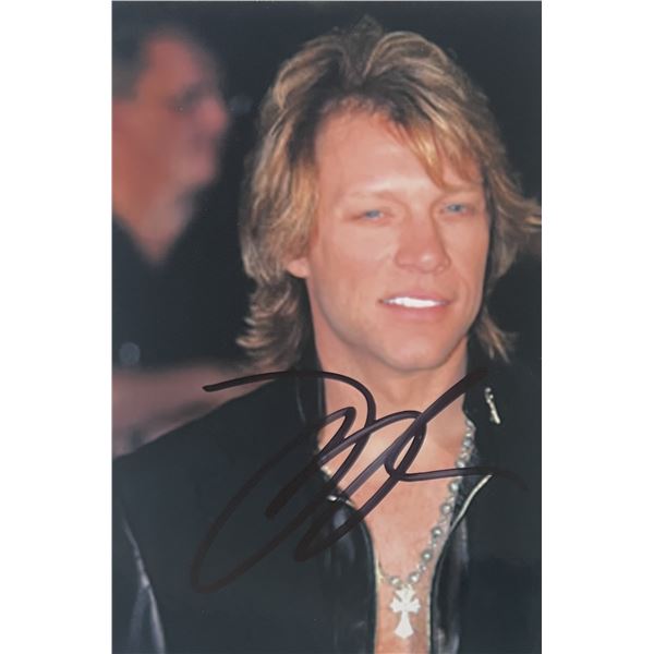 Bon Jovi signed photo