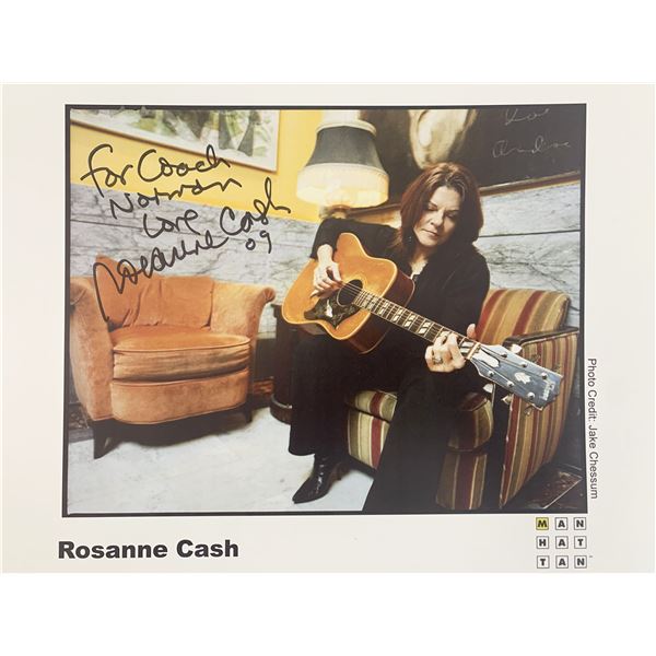 Rosanne Cash signed photo