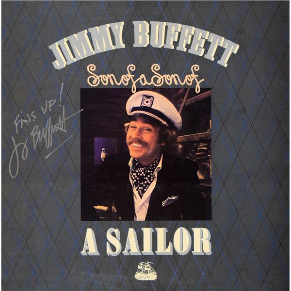 Jimmy Buffett signed Son Of A Son Of A Sailor album