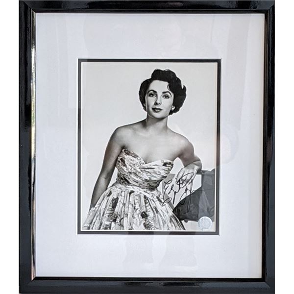 Elizabeth Taylor Signed Photo