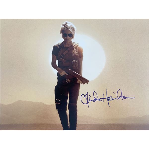 Terminator Linda Hamilton signed movie photo