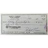 Image 1 : MLB star Bobby Thomson signed check