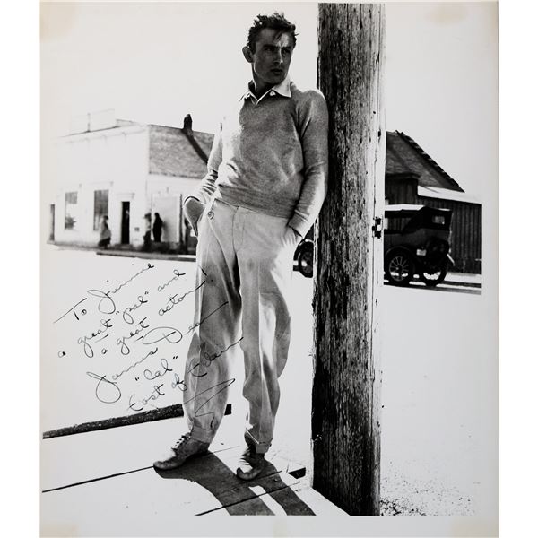RARE James Dean signed movie still photo
