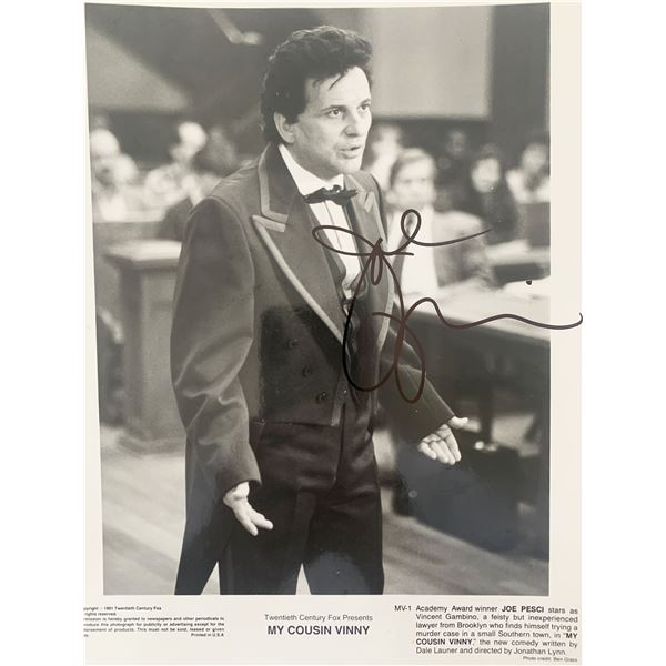 My Cousin Vinny Joe Pesci signed movie photo