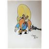 Image 1 : Yosemite Sam sketch signed by Virgil Ross